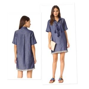 Line + Dot 'Lennon' chambray shift dress